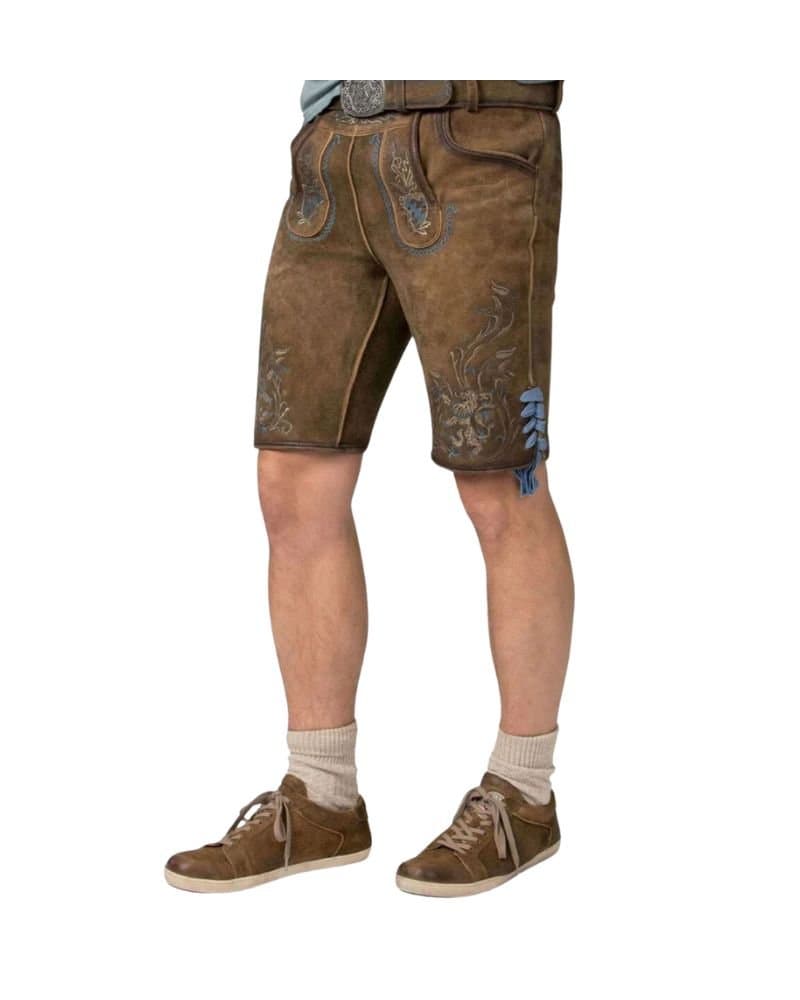 Ein Prosit Blue-Accent Lederhosen thumbnail 2