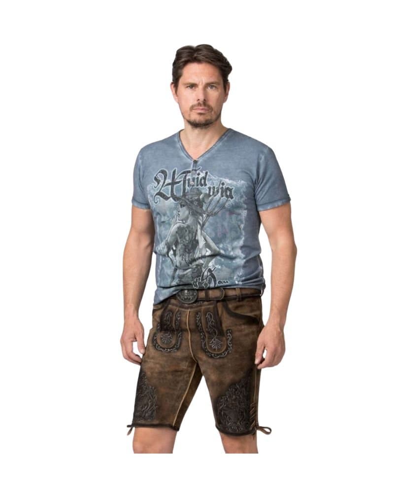 Fredericksburg Obsidian-Toned Lederhosen