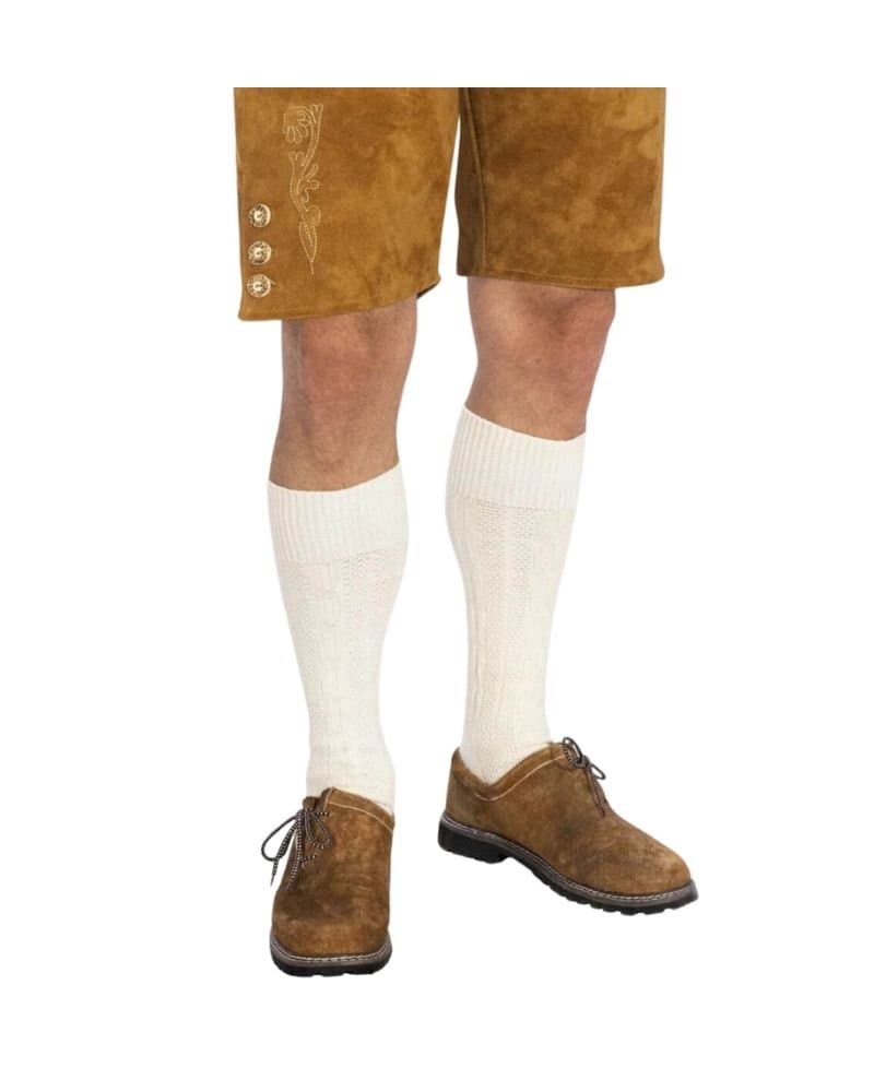 Garmisch – Alpine Ivory Cable-Knit Bavarian Socks thumbnail 2