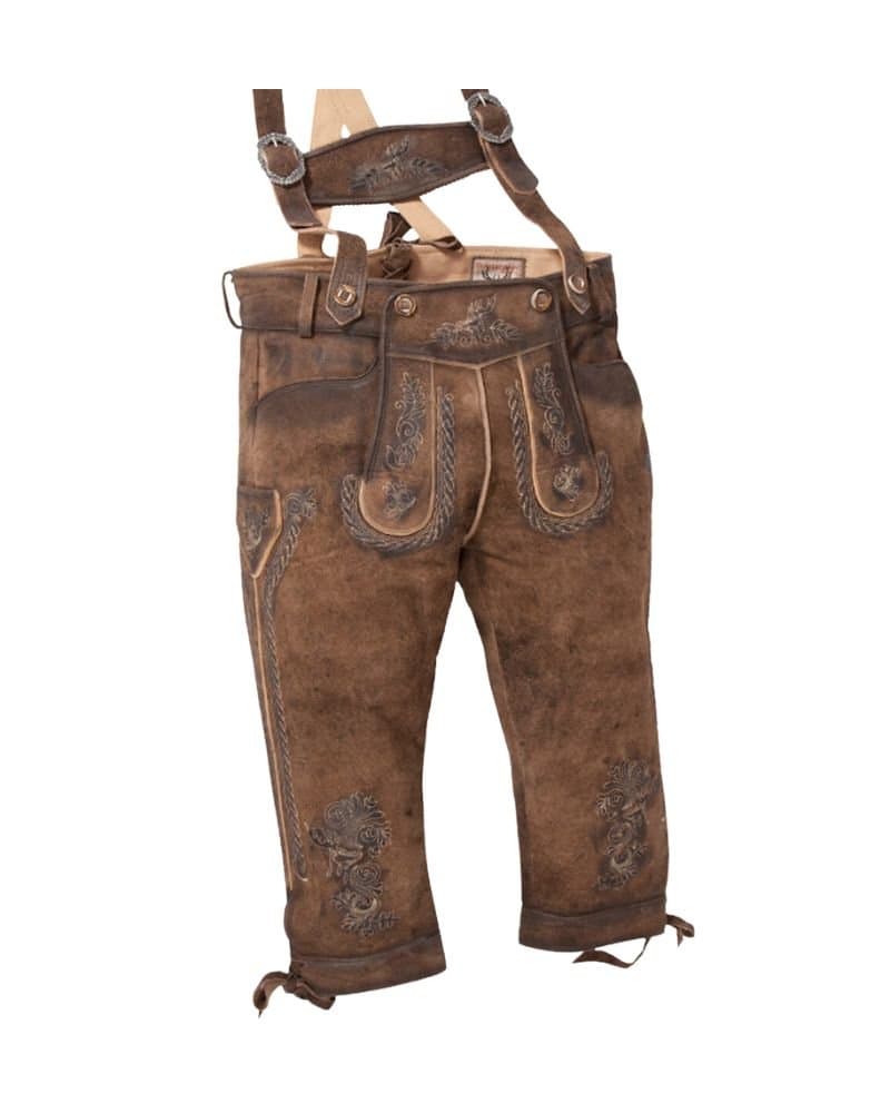 Ludwig Smoked Oak Bundhosen – Premium Suede