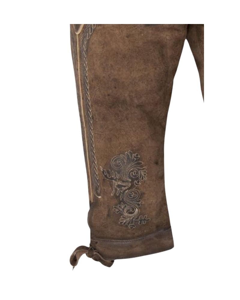 Ludwig Smoked Oak Bundhosen – Premium Suede thumbnail 3