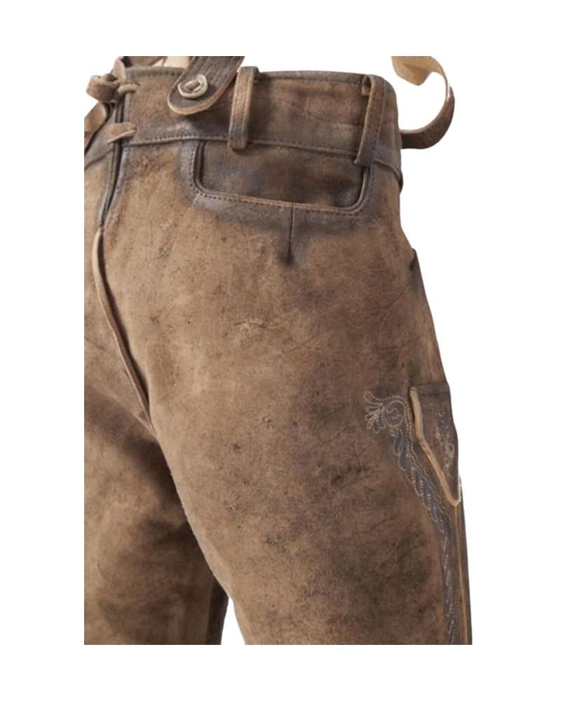 Ludwig Smoked Oak Bundhosen – Premium Suede thumbnail 4