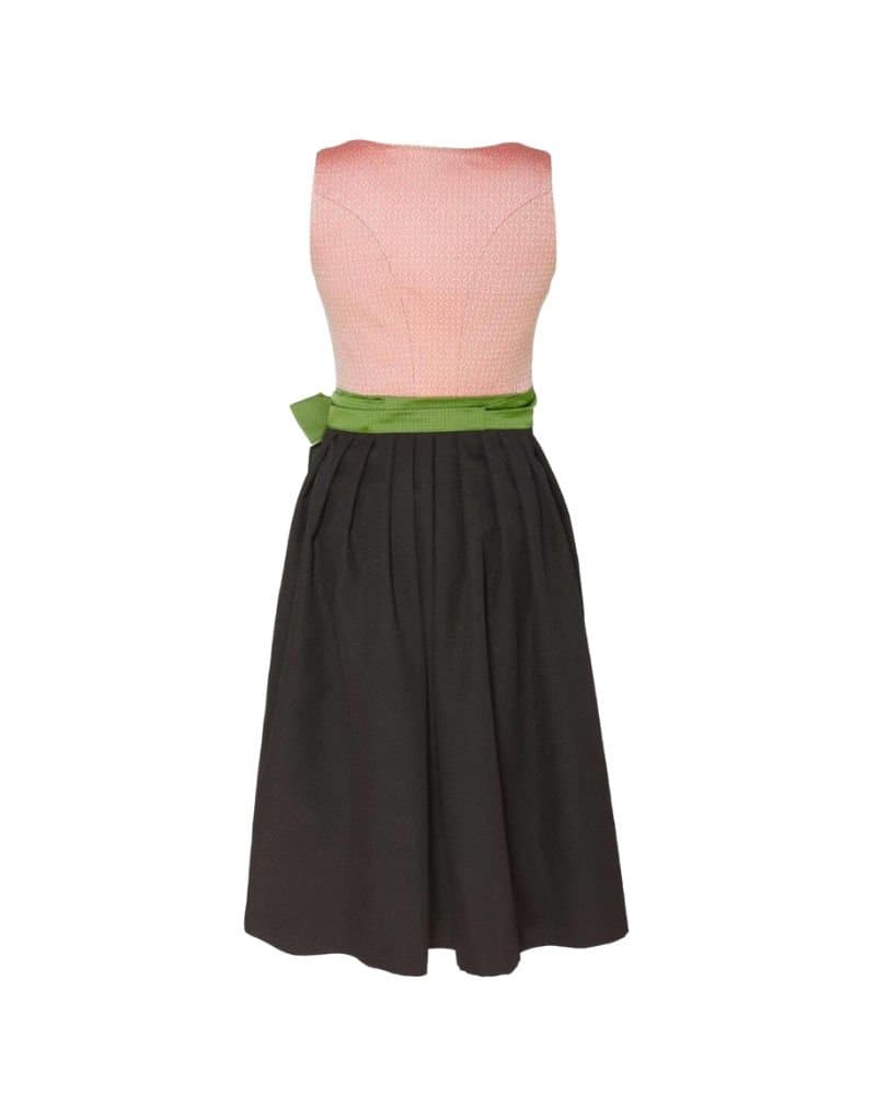 Therese Bubblegum Dirndl with Moss Apron thumbnail 2
