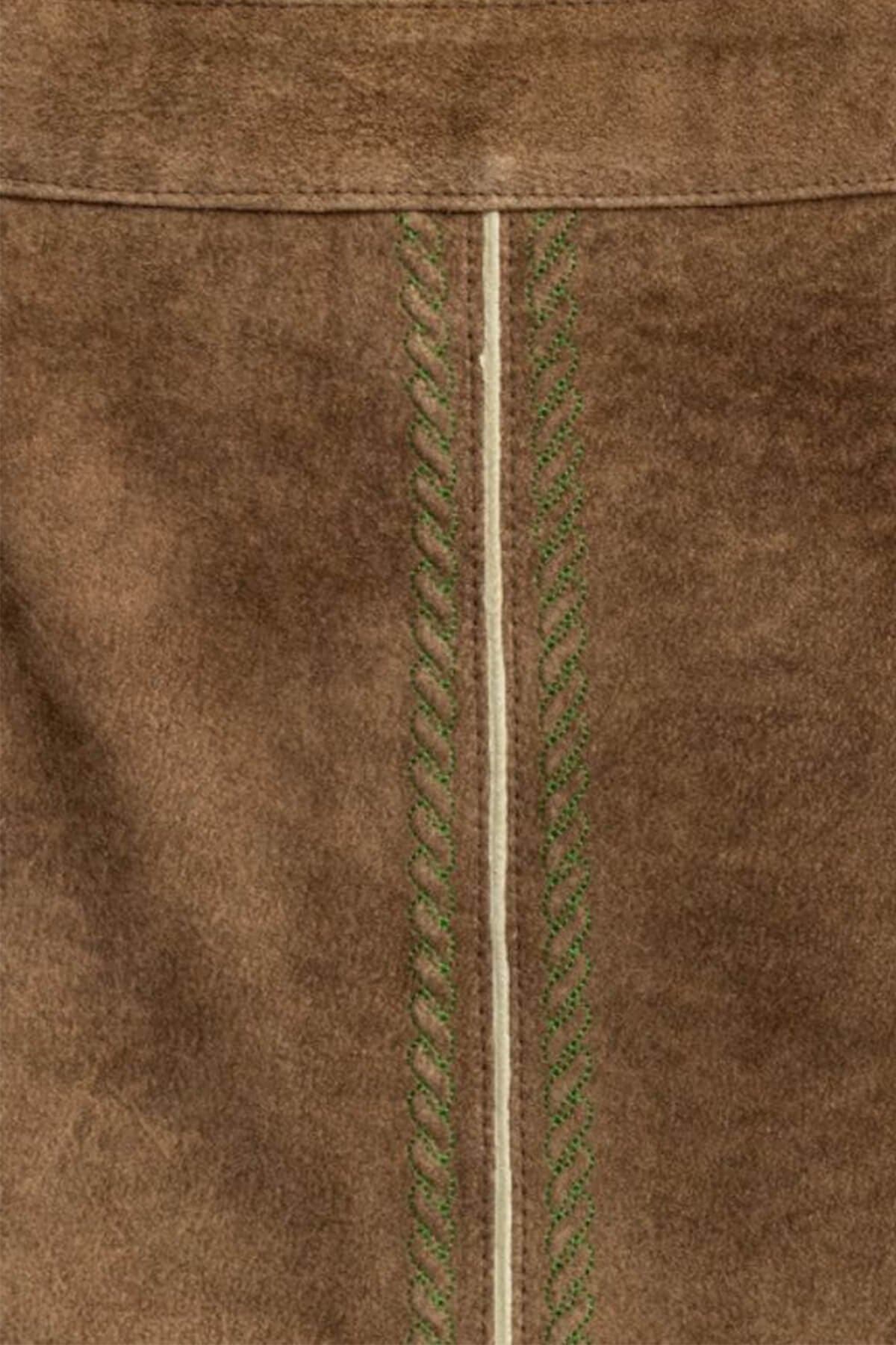 Clara – Salzburg Almond Suede Trachten Skirt thumbnail 2