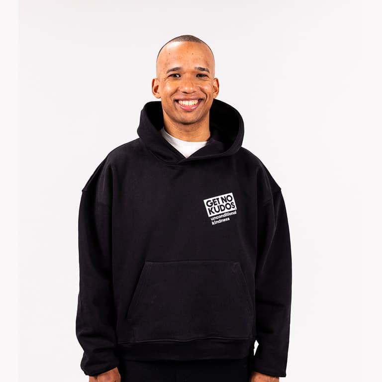 Black Unisex Hoodie – 100% Organic Cotton