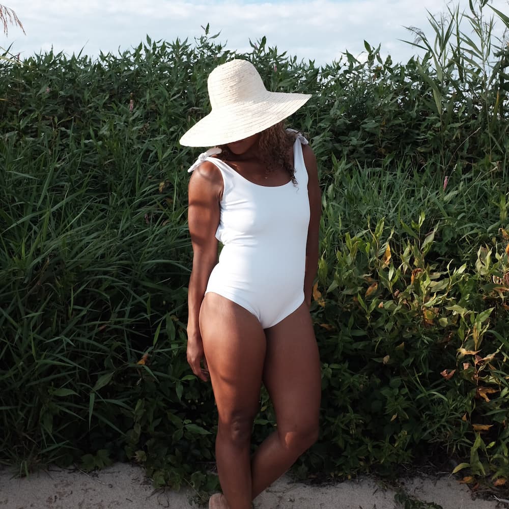 Shoulder Tie One Piece