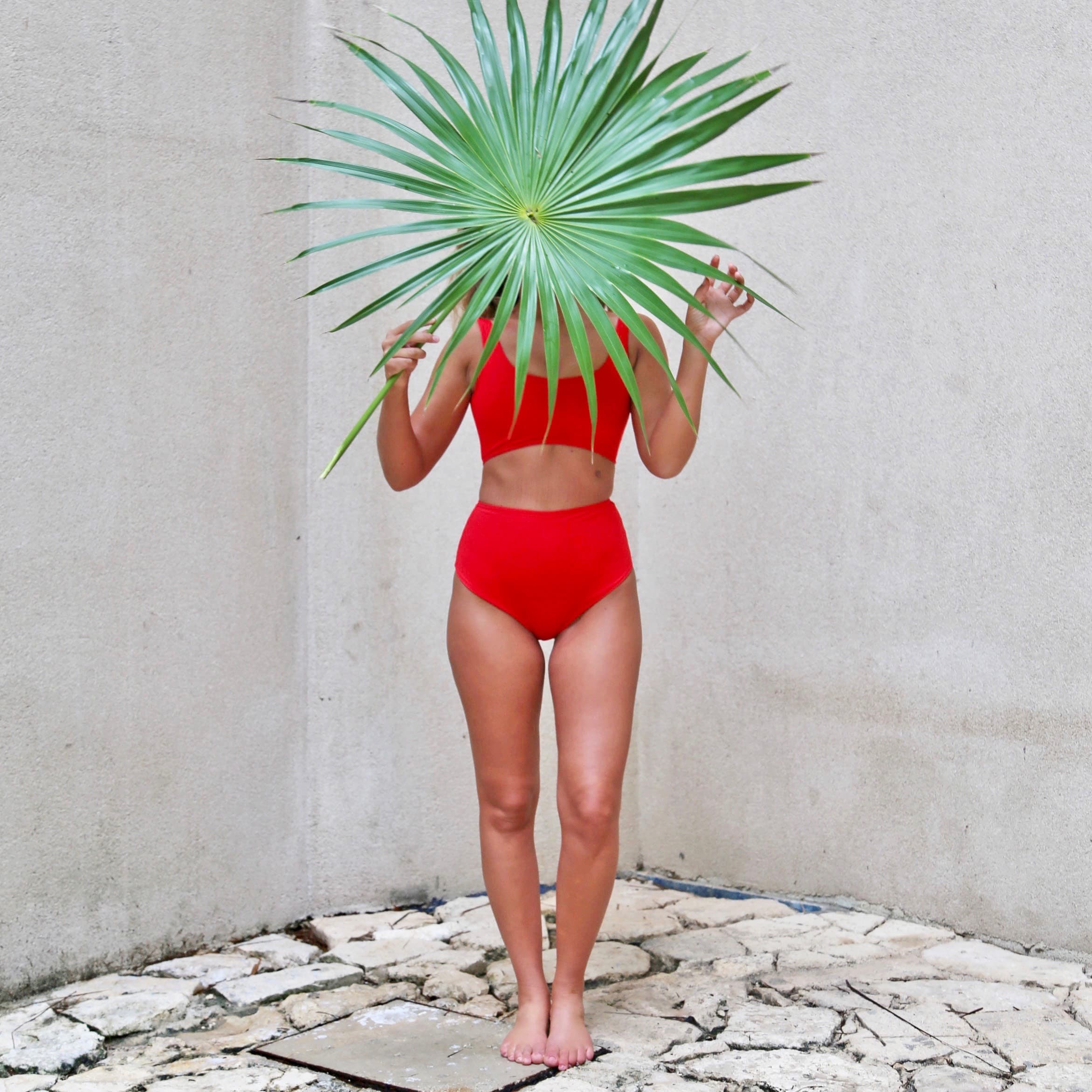 High-Waisted Bikini Bottoms