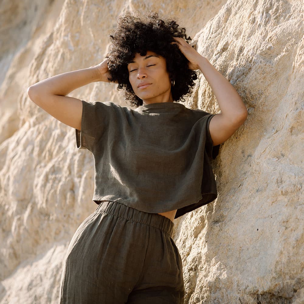 Boatneck Cropped Top