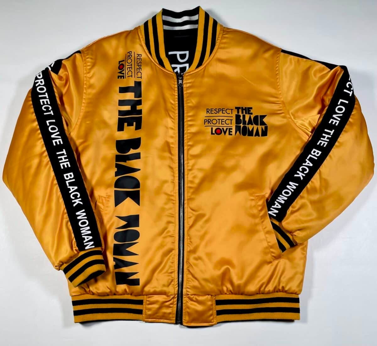 Respect Protect Love the Black Woman® Unisex Reversible Bomber Jacket