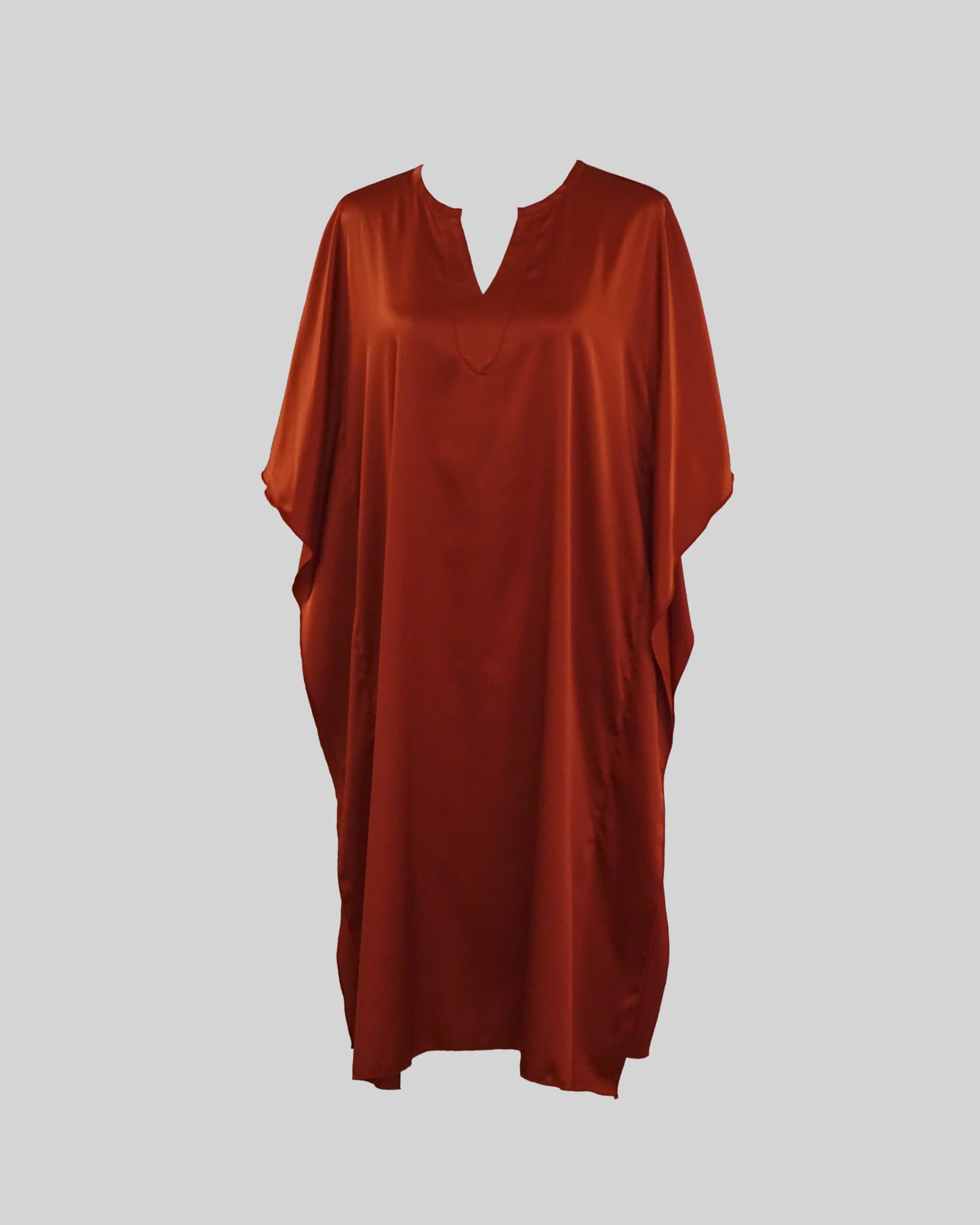 Notch Neck Tunic Midi Dress thumbnail 3