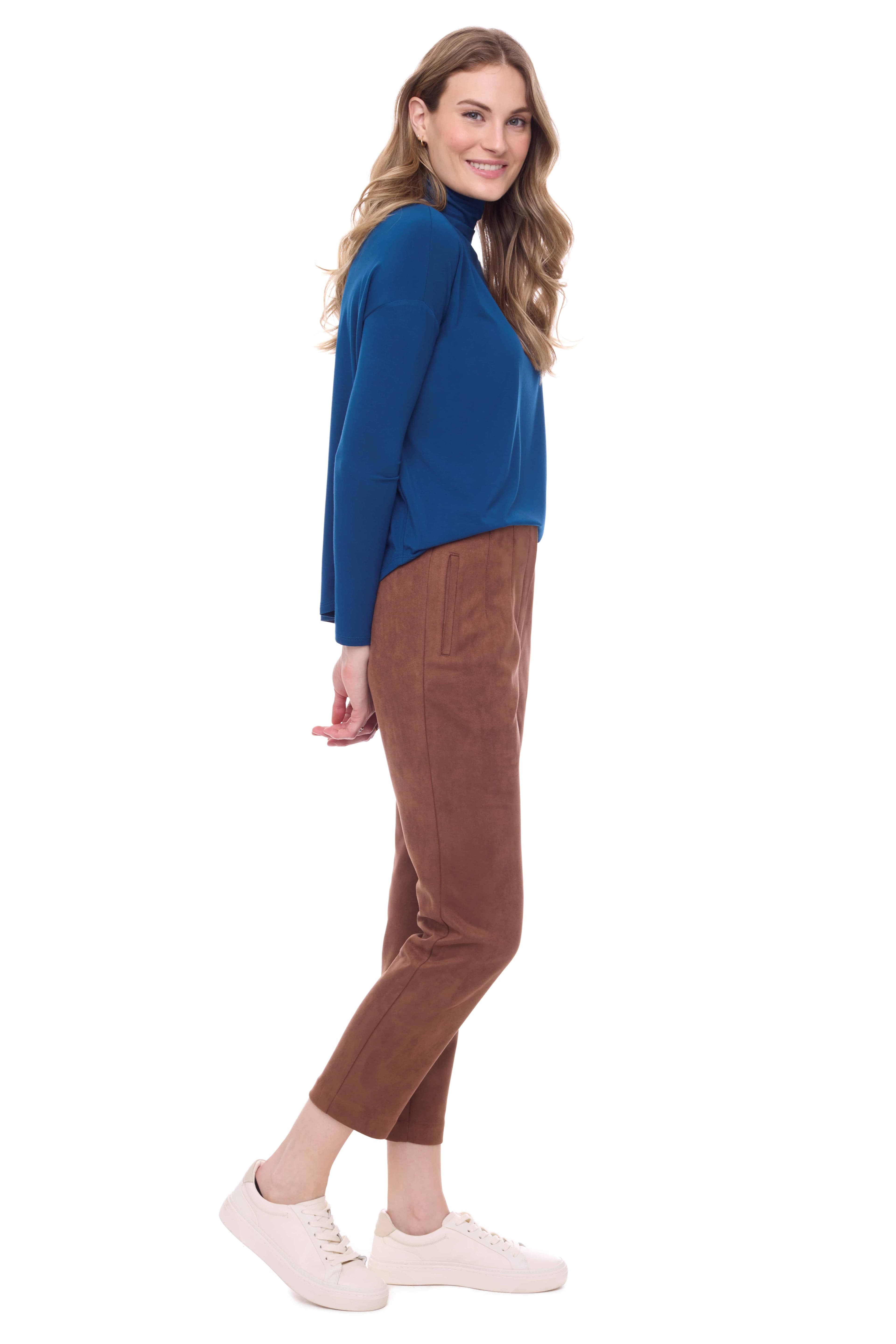 GIGI FAUX SUEDE ANKLE PANT thumbnail 2