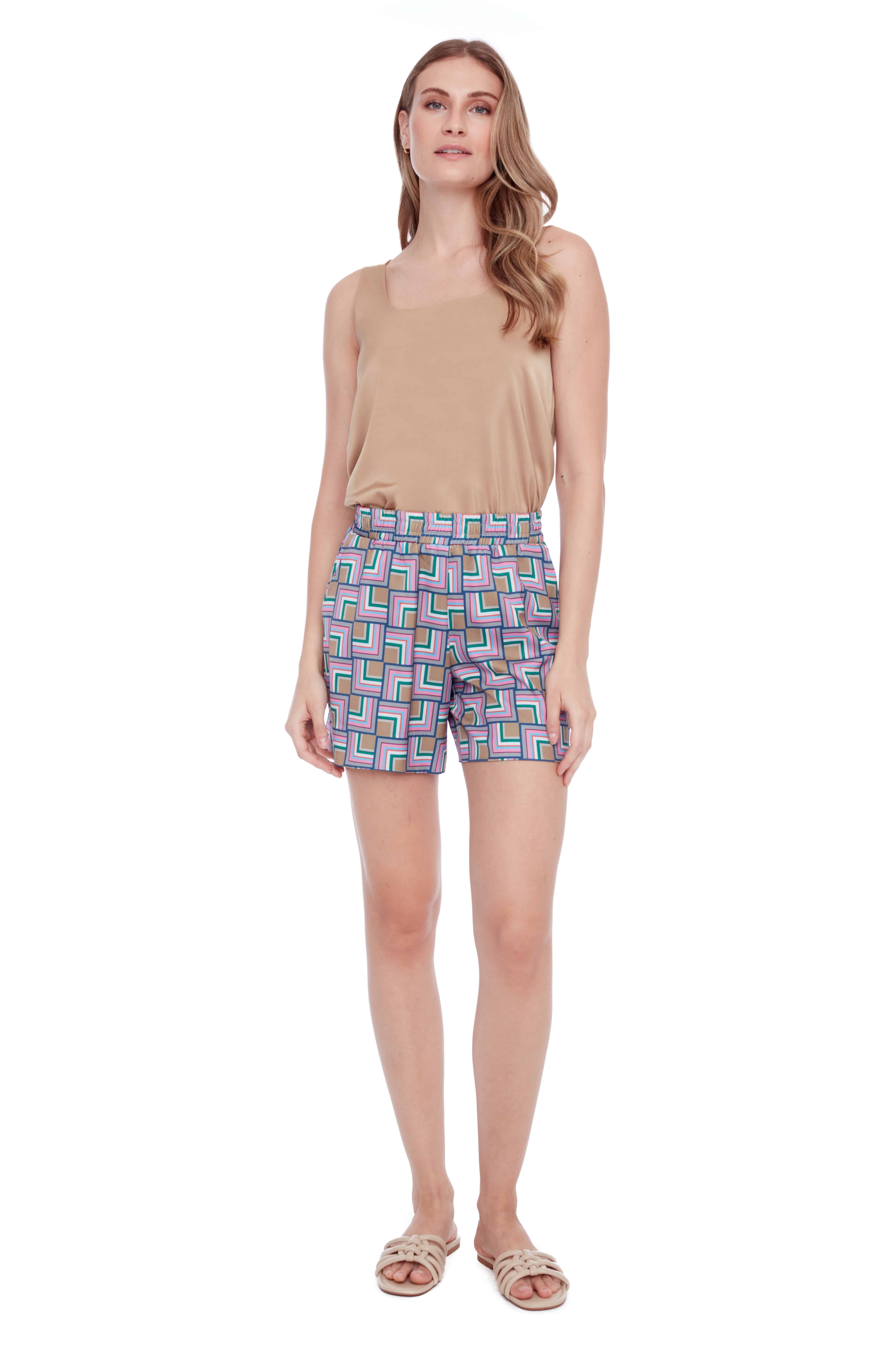 ROSE MIRROR SATIN LOUNGE SHORTS
