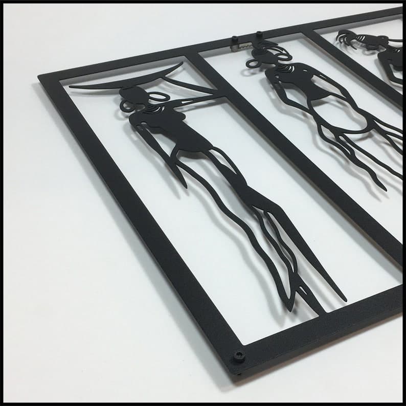 3 Piece Metal Wall Art thumbnail 2