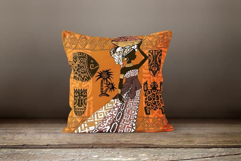 African Women Pillow Cover thumbnail 4