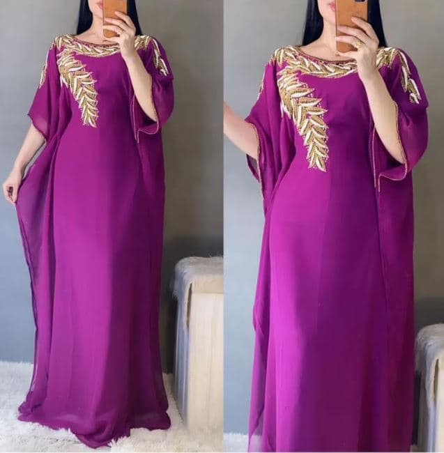 Dubai Kaftan Abaya Jalabiya Maxi Wedding Gown Dress