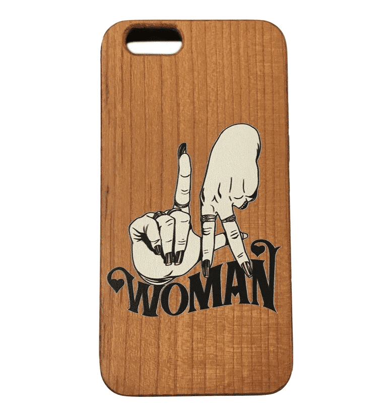 LA Hands Woman Color Wooden iPhone 7/8 Case