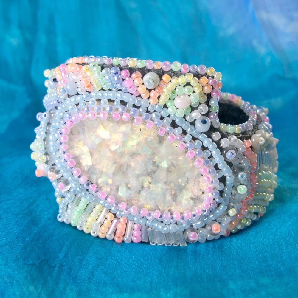 Morning Sunrise – Faux Opal Bracelet. thumbnail 2