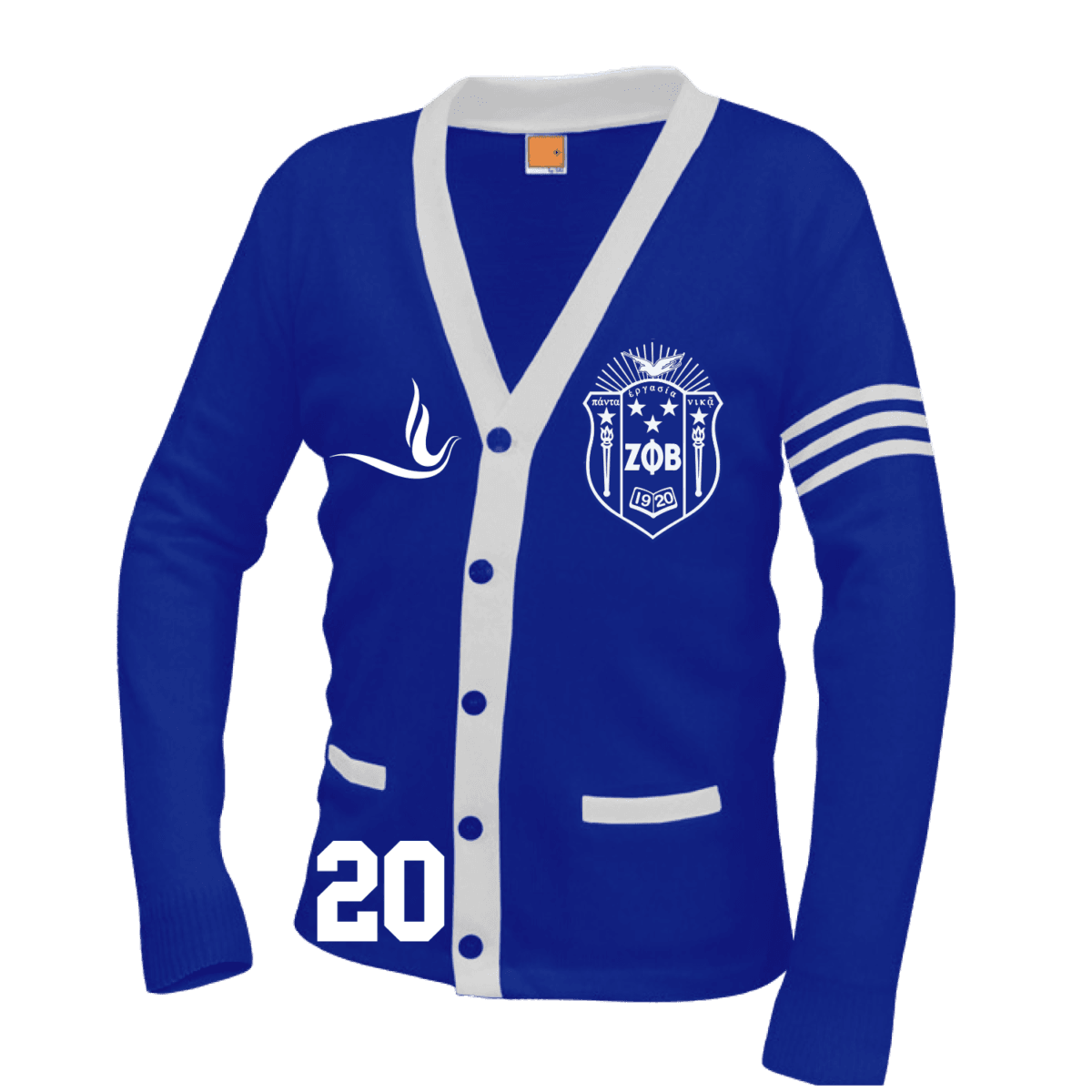 Zeta Varsity Cardigan