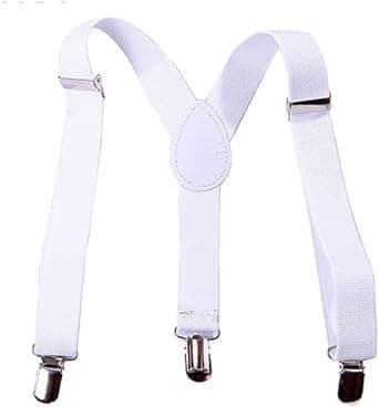 Kids Elastic Y-Back Clip-On Suspenders