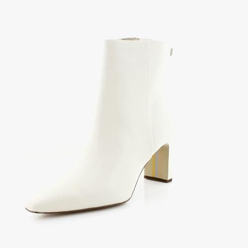 Sam Edelman Women's Saige Ankle Boot, Modern Ivory, 8