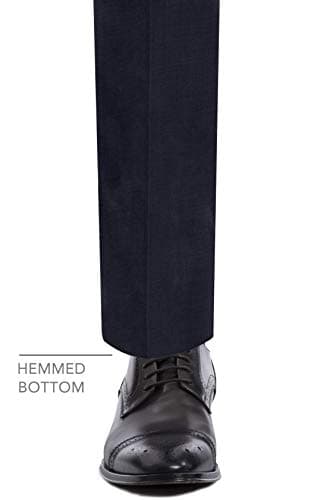 Calvin Klein Men's Slim Fit Suit Separates, Solid Navy, 29W x 29L thumbnail 4