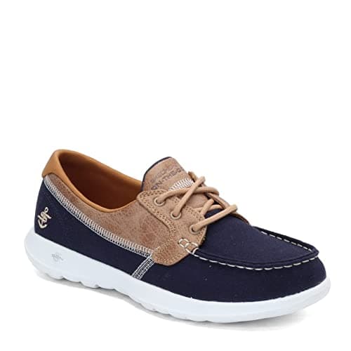Skechers Women's Go Walk Lite-15430 Boat Shoe,navy,9 M US thumbnail 2