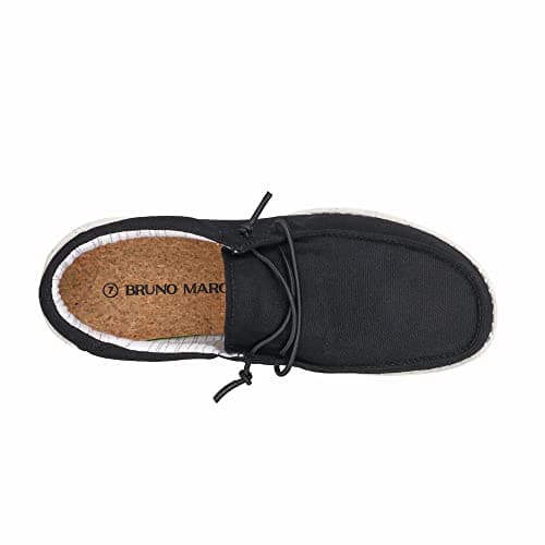 Bruno Marc Womens Slip-on Loafers Casual Comfortable Lightweight Boat Shoes, Black – 7.5 (SBLS225W) thumbnail 4