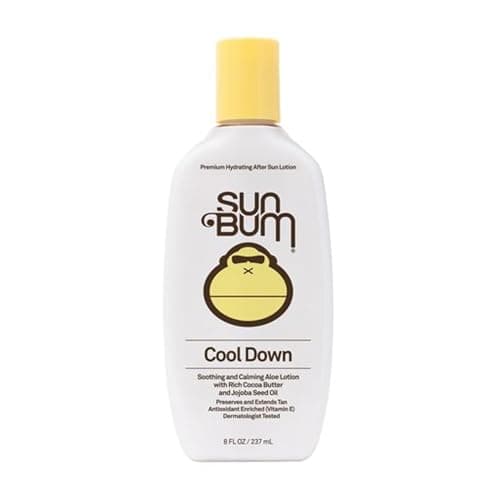 Sun Bum Cool Down Aloe Vera Lotion – Vegan After Sun Care with Cocoa Butter to Soothe and Hydrate Sunburn – 8 oz