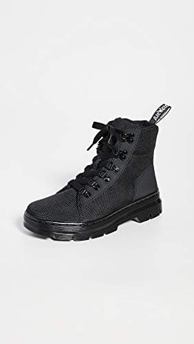 Dr. Martens Women's Combs W Combat Boot, Black/Black, 6 thumbnail 2
