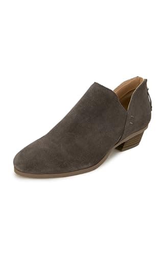Kenneth Cole REACTION Women's Side Way Low Heel Ankle Bootie, Concrete, 8 M US