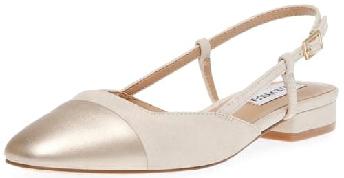 Steve Madden Women's Belinda Flat, Dusty Gold, 8.5 M US