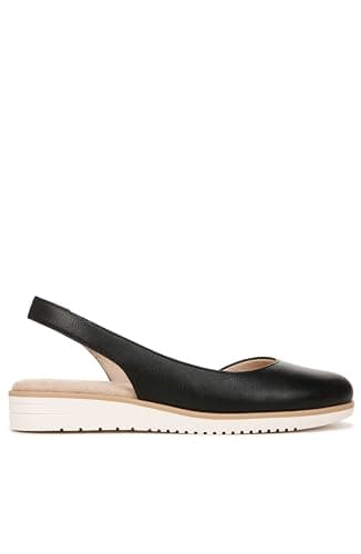 Naturalizer Soul Womens Idea-Dorsay Slingback Ballet Flats Black 8 M thumbnail 4