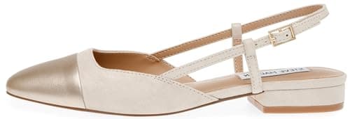 Steve Madden Women's Belinda Flat, Dusty Gold, 8.5 M US thumbnail 4