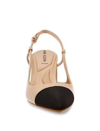 Anne Klein Womens Brooklyn Pump, Nude Black, 9 thumbnail 2