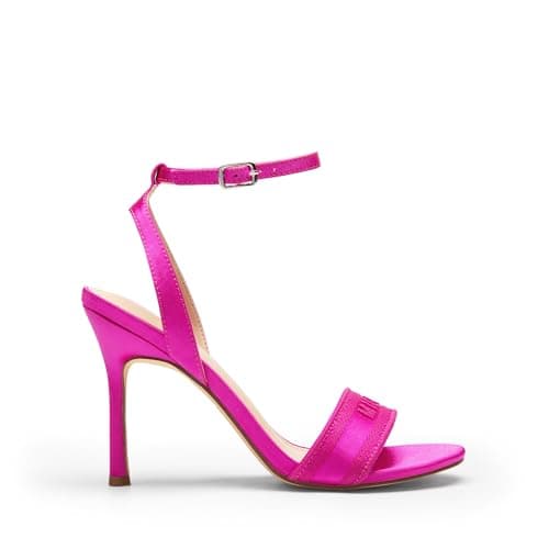 DREAM PAIRS High Stilettos Heels for Women Sexy Open Toe Strappy Sandals Shoes Ankle Strap Fashion Dressy Heels for Party Wedding,Size 7.5,HOT PINK-SATIN,SDHS2449W thumbnail 2