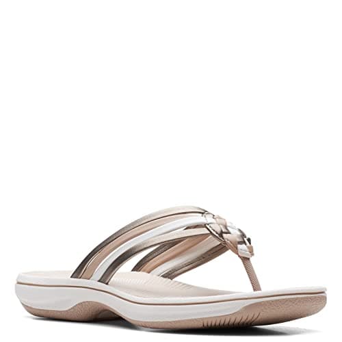 Clarks Breeze Coral , Metallic Combi, 9 Medium