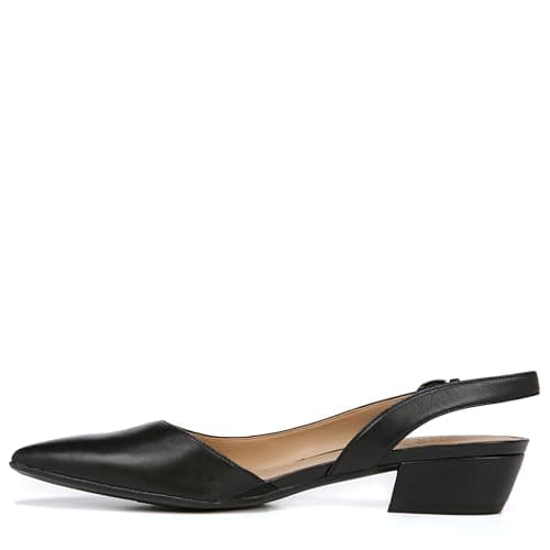 Naturalizer Women's Banks Slingback Pump, Black Leather, 8 thumbnail 2