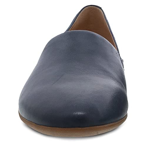 Dansko Larisa Slip-On Flats for Women – Comfotable Flat Shoes with Arch Support – Versatile Casual to Dressy Footwear – Lightweight Rubber Outsole Navy Flats 9.5-10 M US thumbnail 4
