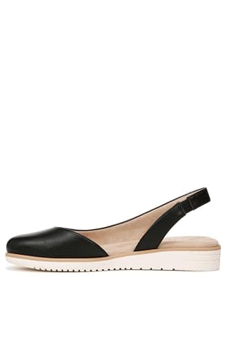 Naturalizer Soul Womens Idea-Dorsay Slingback Ballet Flats Black 8 M