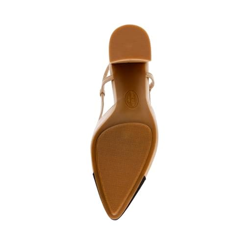 Anne Klein Womens Brooklyn Pump, Nude Black, 9 thumbnail 4