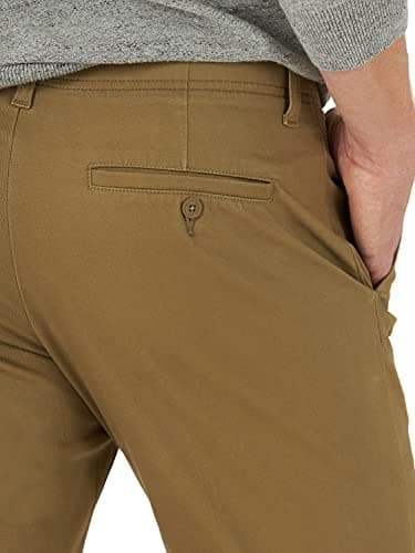 Lee Men's Extreme Motion Flat Front Regular Straight Pant Bronze 42W x 30L thumbnail 4