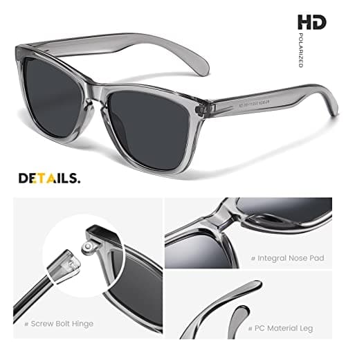 ELITERA Sunglasses Men/Women Polarized Sunglasses for Mens Womens Retro Mirror Lens for Driving Fishing UV Protection thumbnail 3