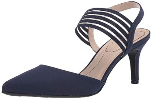 LifeStride Womens Pump, True Navy, 7.5 Wide US