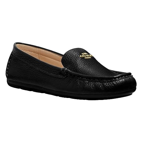 COACH Women's Flats Marley Driver, Color Black, Size 9.5