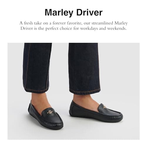 COACH Women's Flats Marley Driver, Color Black, Size 9.5 thumbnail 2