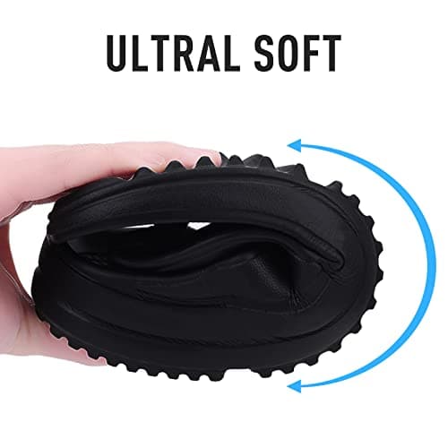 shevalues Orthopedic Sandals for Women Arch Support Recovery Flip Flops Pillow Soft Summer Beach Shoes, Black 39 (7.5-8 Women/6-6.5 Men) thumbnail 4