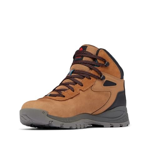Columbia Mens Newton Ridge BC Nubuck Hiking Boot, Elk/Super Sonic, 9.5 thumbnail 2