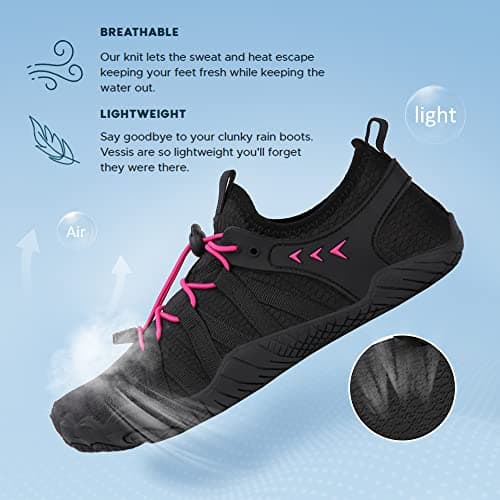 Water Shoes for Women Men Beach Shoe Women Swim Pool River Barefoot Quick Dry Slip-on for Pool Beach Surf Water Park Yoga thumbnail 4