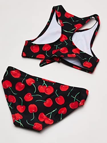 Kanu Surf Girls, Addie UPF 50+ Beach Sport Racer Bikini 2-Piece Swimsuit, Addie Black, 14 thumbnail 4