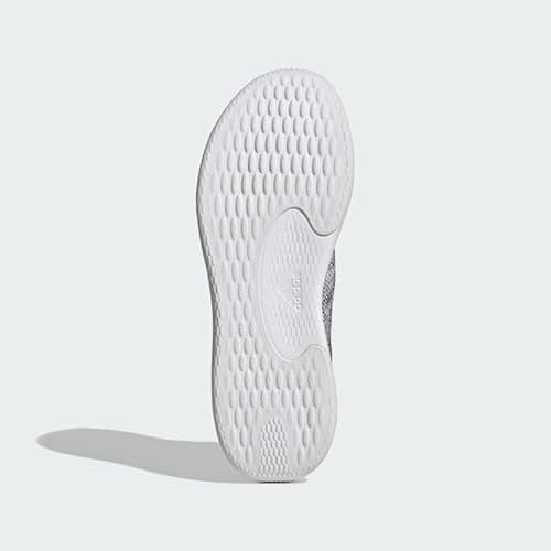 Adidas Women's Cloudfoam Pure, White/White/Black, 8.5 thumbnail 3